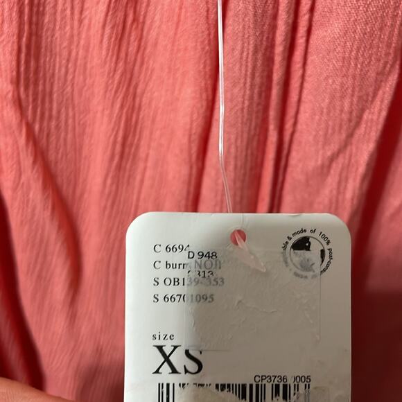 Free People Boho Maxi Dress in Burnt Coral Size XS New - Picture 6 of 7